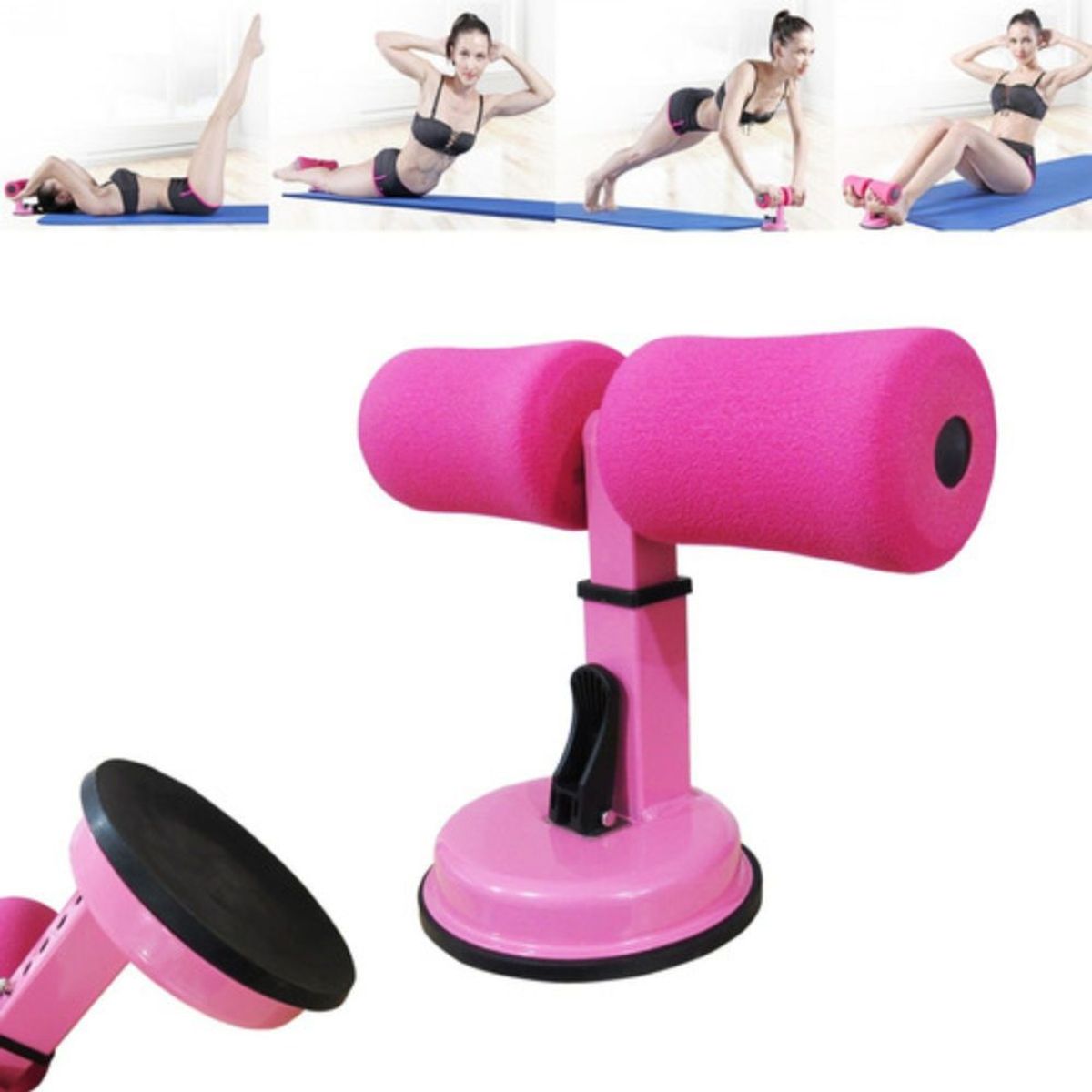 GENERICO - Soporte para Abdominaldes Color Rosado