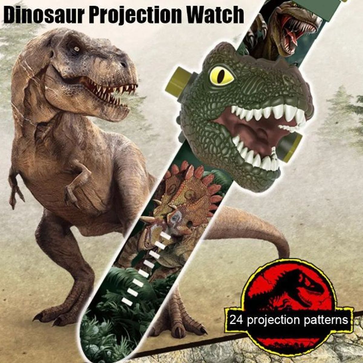 GENERICO - Reloj  Dinosaurio para niños  Juguete del del proyector
