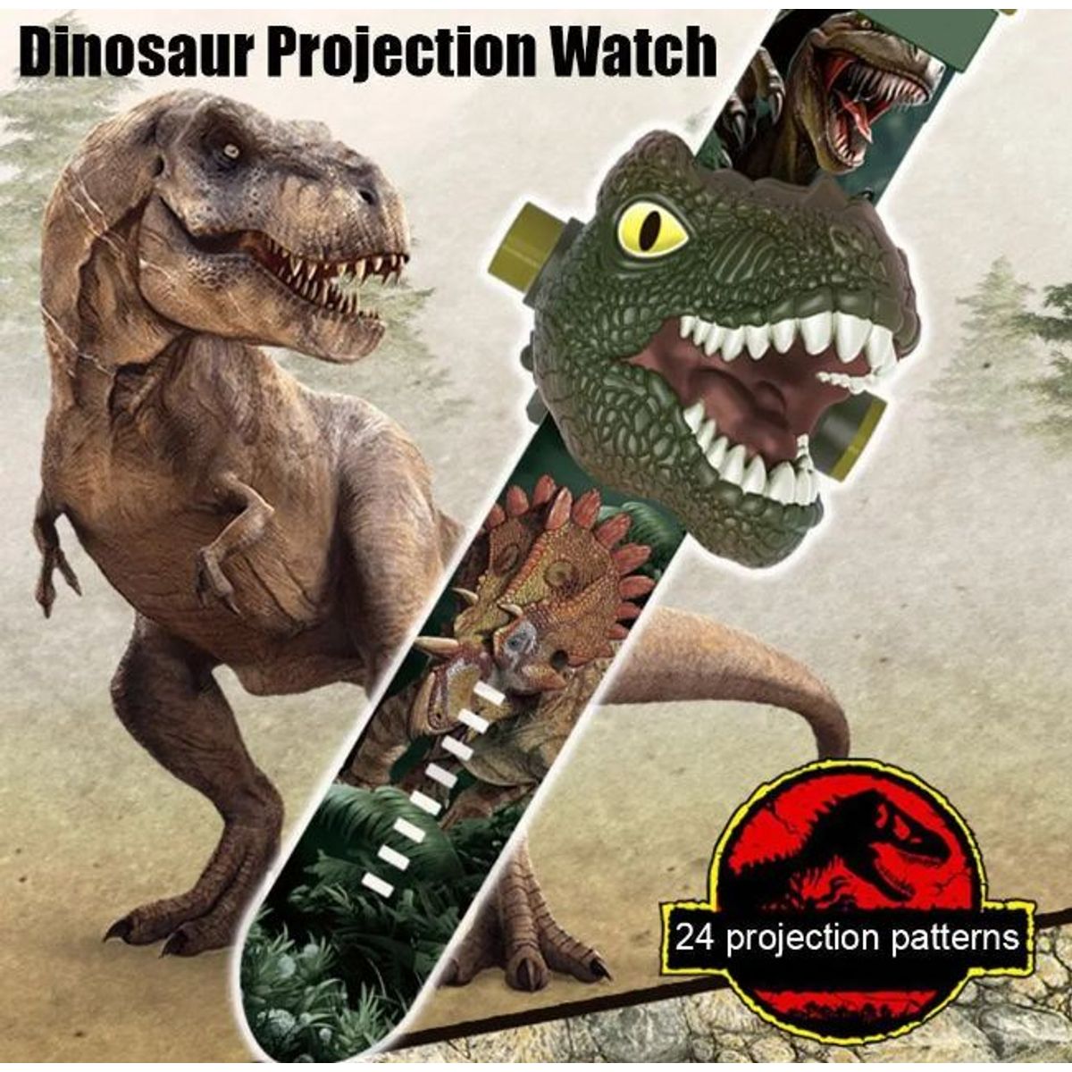 GENERICO - Reloj  Dinosaurio para niños  Juguete del del proyector