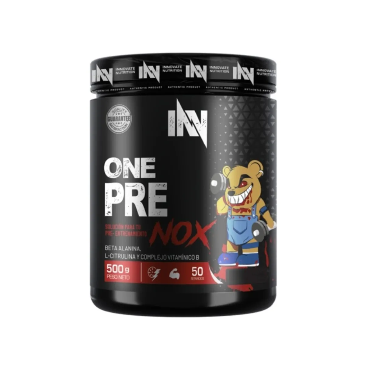 INN INNOVATE NUTRITION - Óxido Nítrico One Pre Nox 500gr Mora