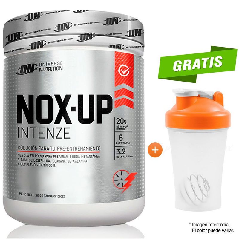 UNIVERSE NUTRITION - Nox up intenze 600gr pre entreno un citrus Punch