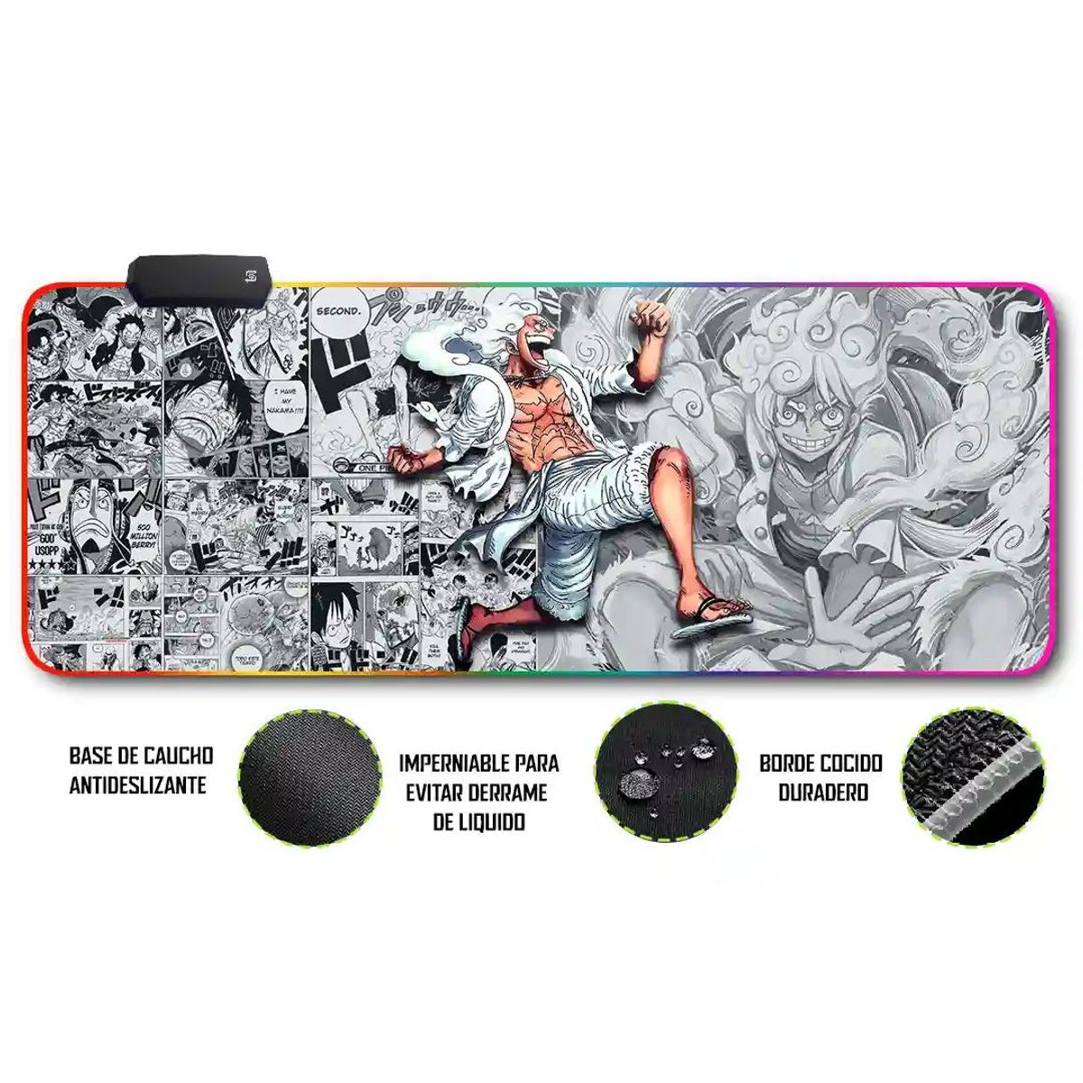 GENERICO - Mouse Pad Gamer  80X30Cm Rgb Antideslizante