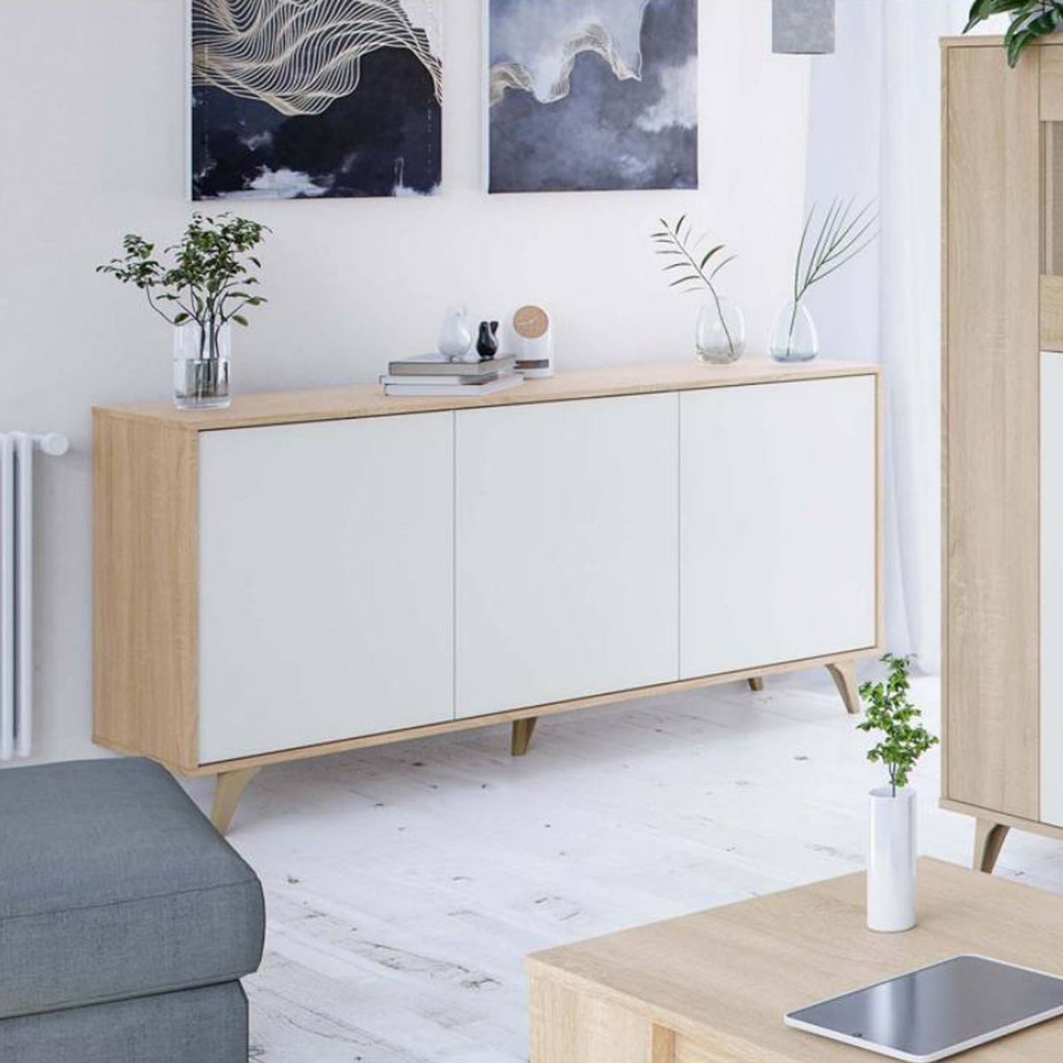 VENTITAS HOME - Aparador Vintage Audrey Ventitas Home Duna y Blanco