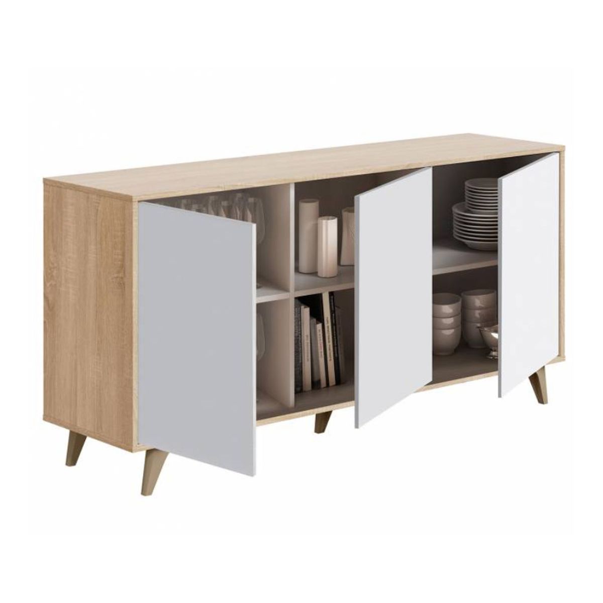 VENTITAS HOME - Aparador Vintage Audrey Ventitas Home Duna y Blanco