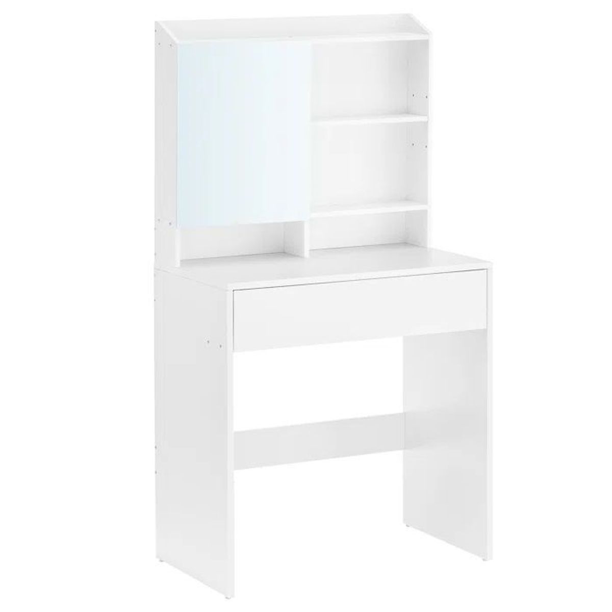 MUEBLES CRISOSTOMO - Tocador de Maquillaje Moderno Blanco 70cm