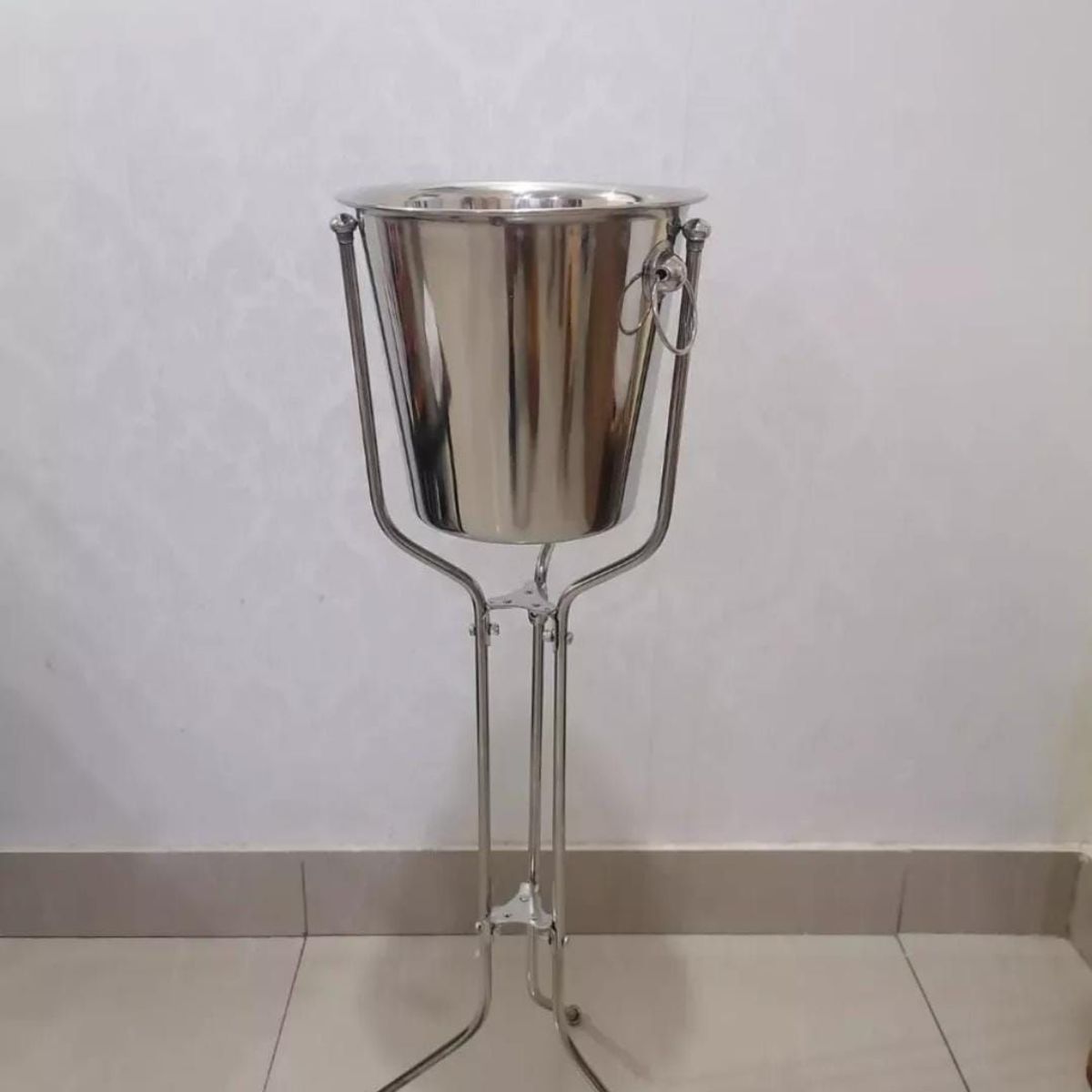 GENERICO - Champañera con base de acero inoxidable