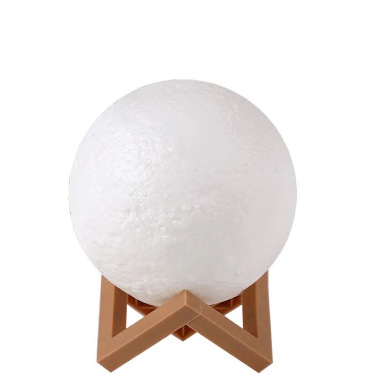 GENERICO - Lampara Luna 3d Led Multicolor