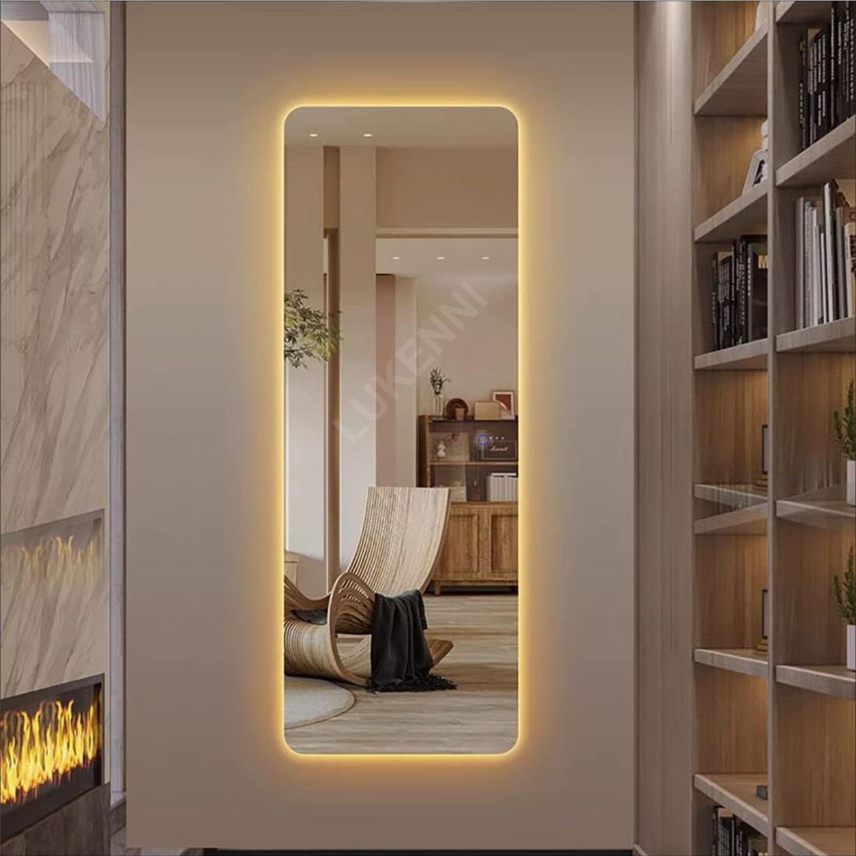 OEM - Espejo Led Cuerpo Entero 50x130 cm VANCE