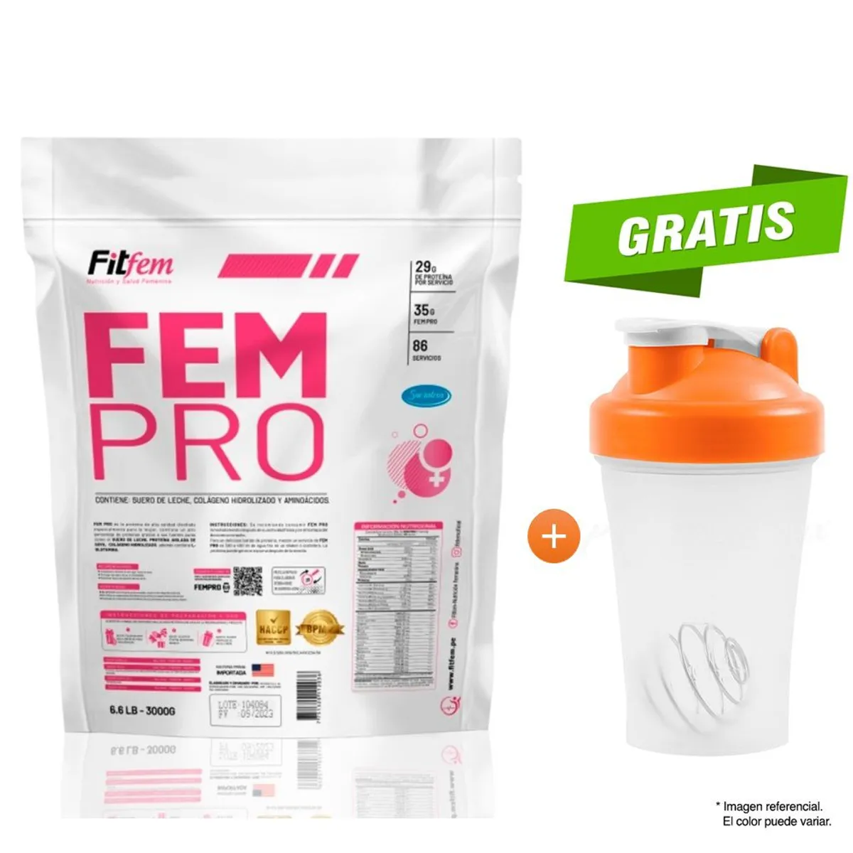 FITFEM - Proteína FEM PRO 3KG FITFEM CHOCOLATE