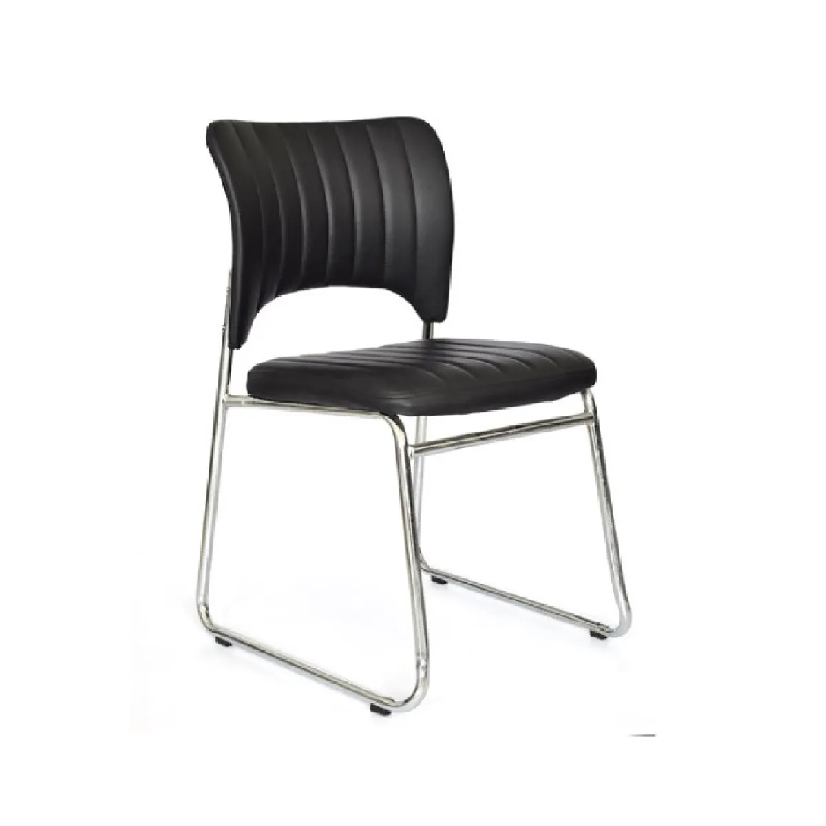 MOBELART - Silla de Oficina Visita Iso PU TQ Negro möbelArt