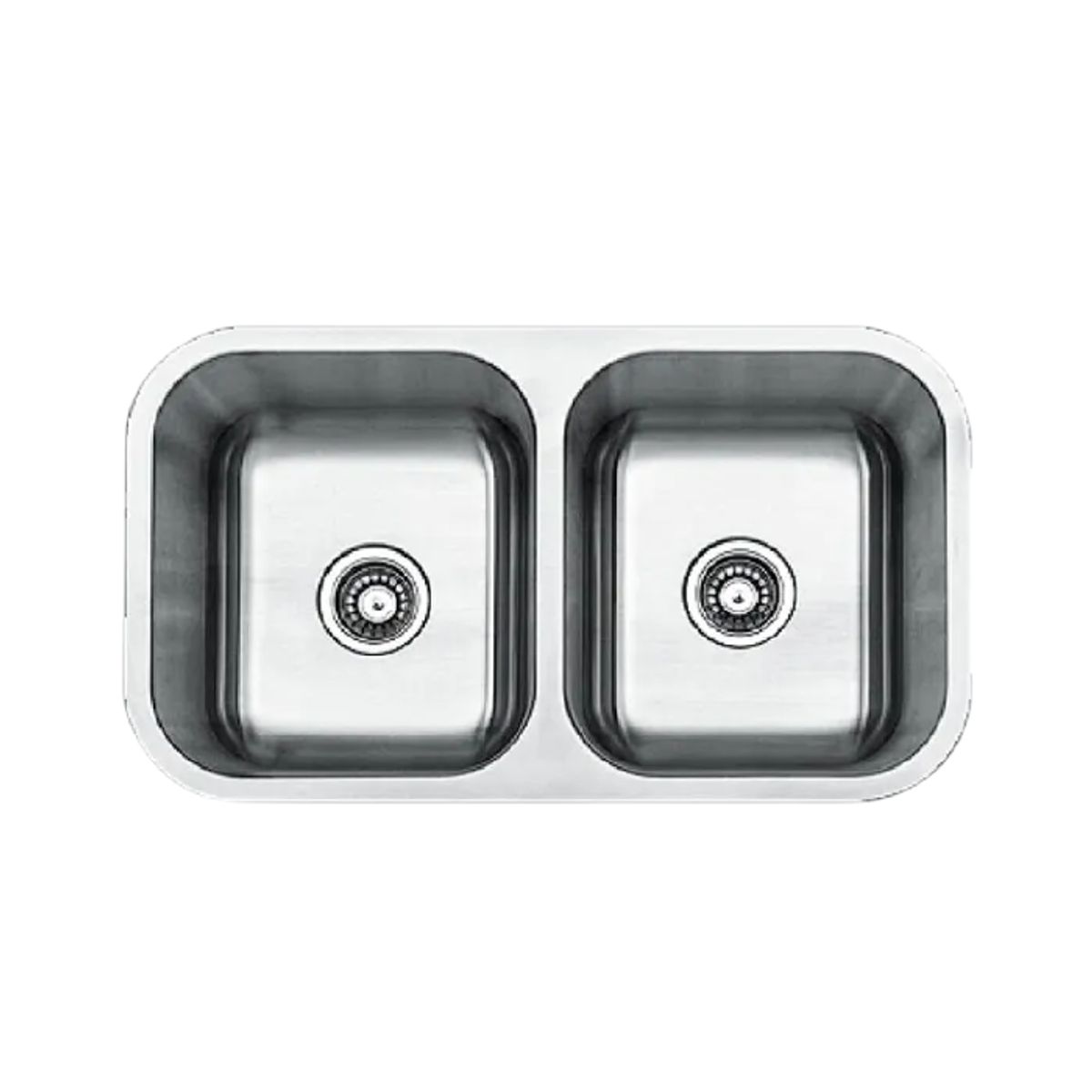 XM - LAVADERO DE ACERO INOXIDABLE DE DOS POZAS WUD8246