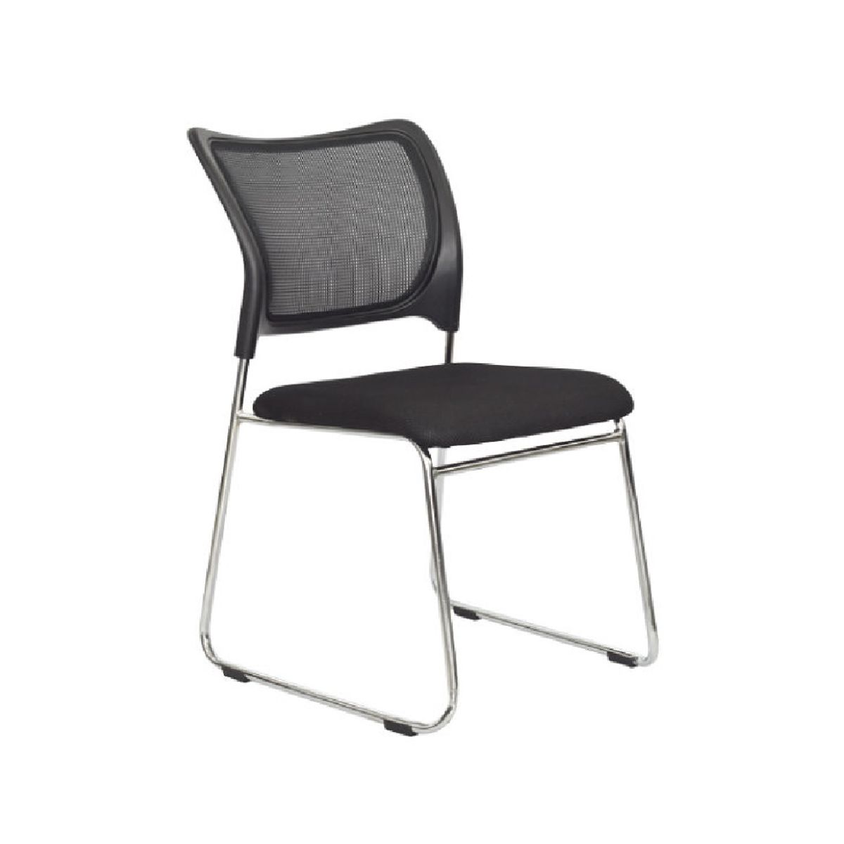 MOBELART - Silla de Oficina Visita Iso Malla Negro möbelArt