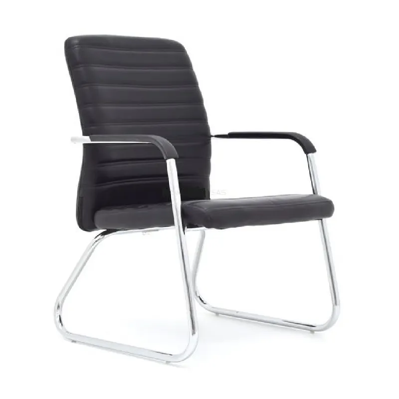 MOBELART - Silla de Oficina Visita Isis Cuerina Negro möbelArt