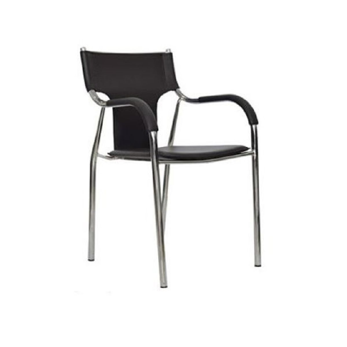 MOBELART - Silla de Oficina Visita Soft 1 Negro möbelArt