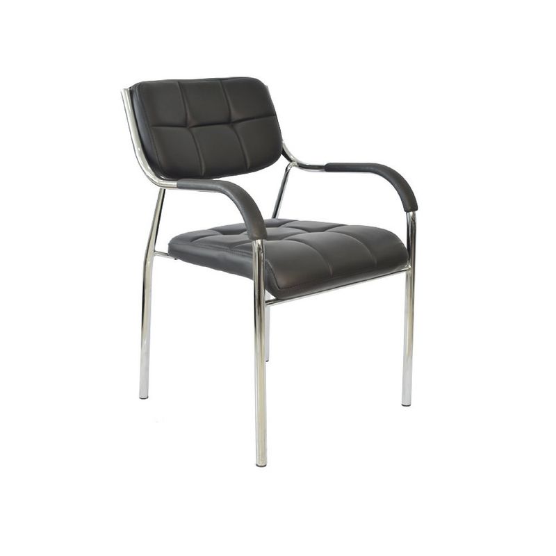 MOBELART - Silla de Oficina Visita Soft 2 Negro möbelArt