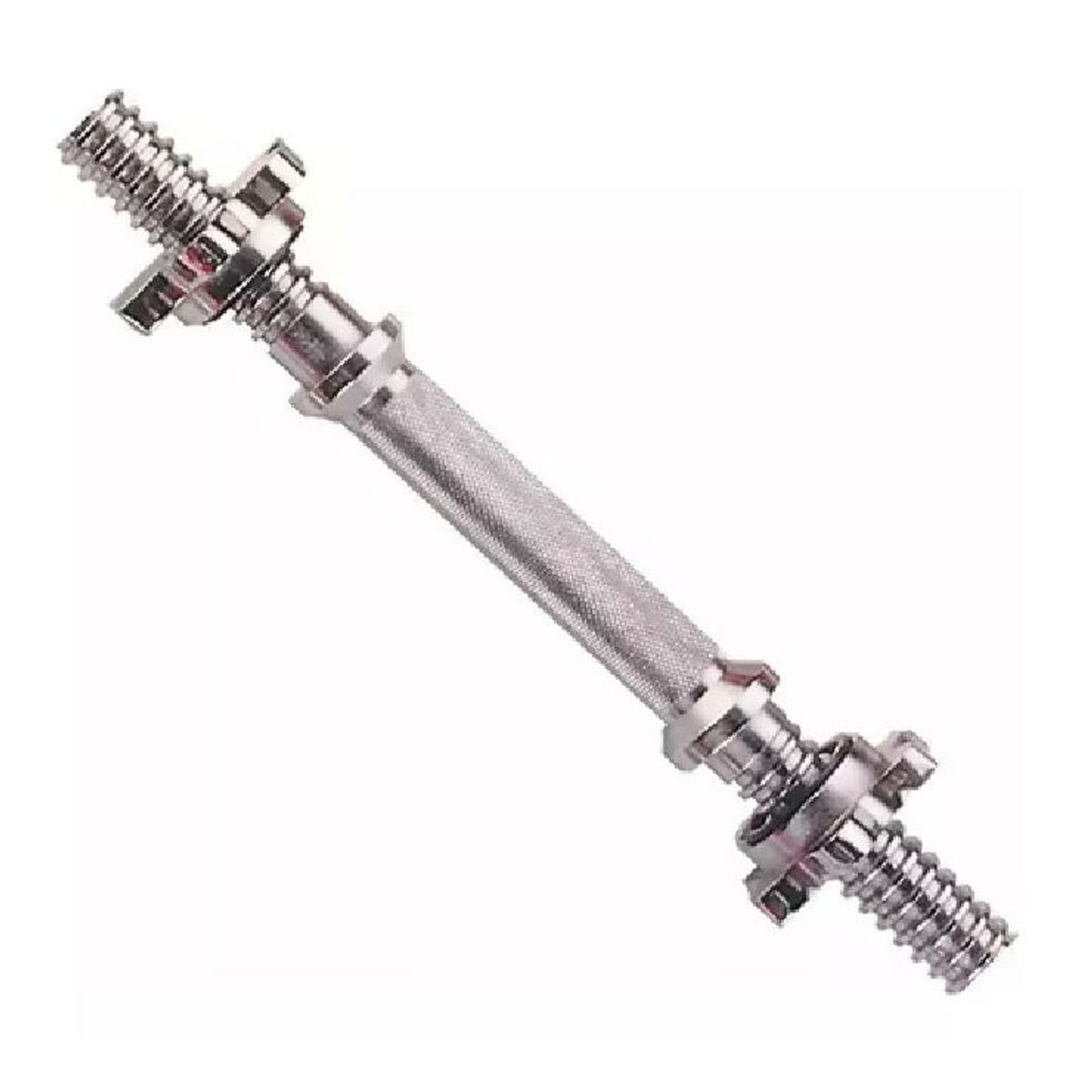 GENERICO - Set de Pesas 20Kg Cromadas Mancuernas Adaptador