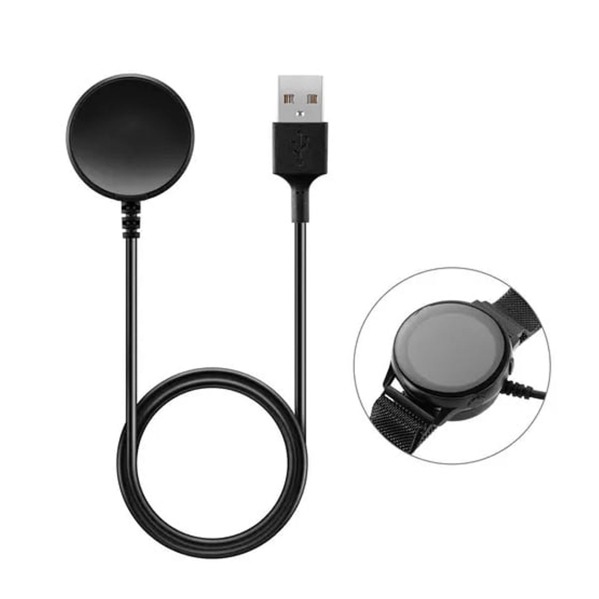 GENERICO - Cargador para Samsung Watch 3 Active 2 40mm 44mm SM-R820 R830 R500