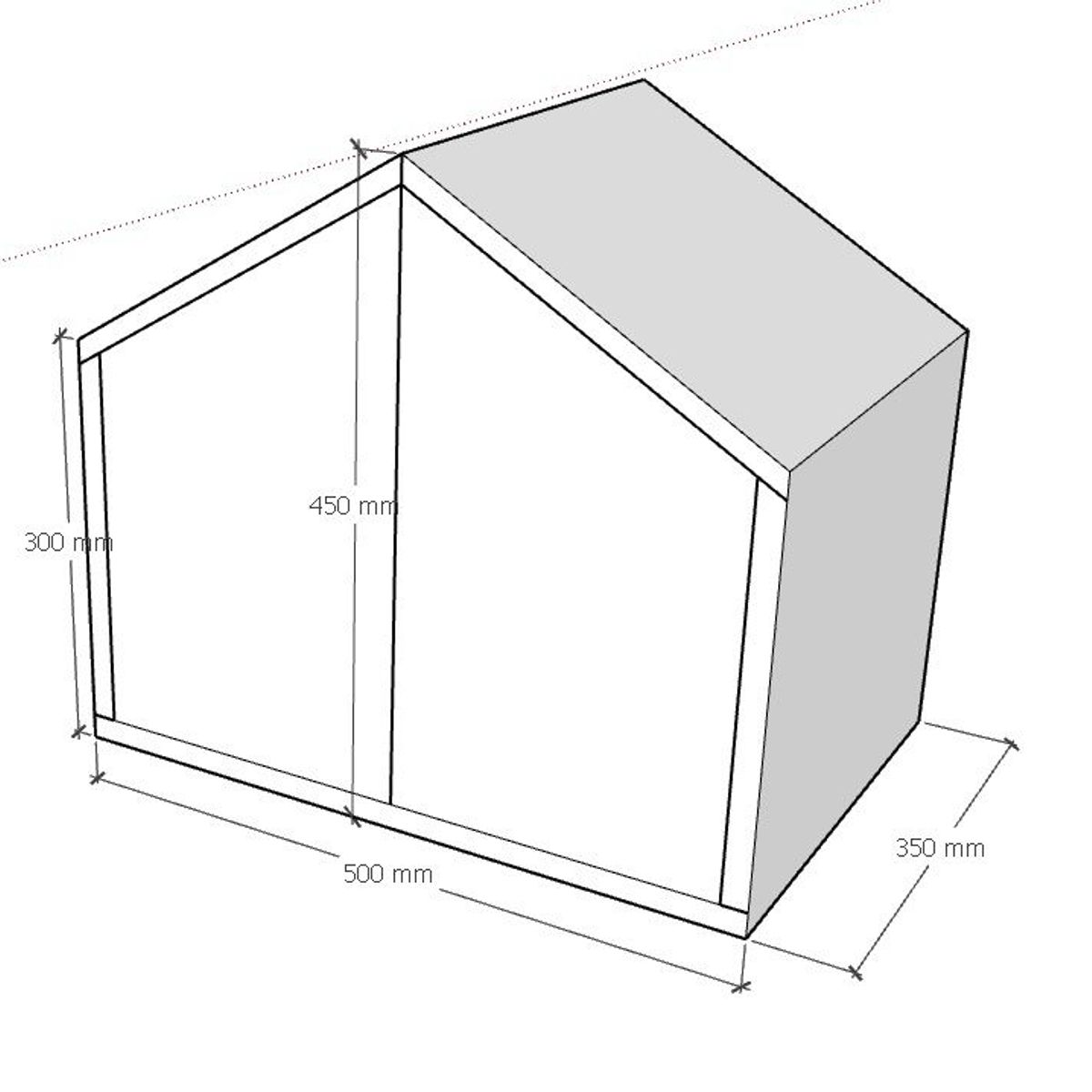 GENERICO - Casa para Gatos - Cat House Beautiful Rovere con Negro