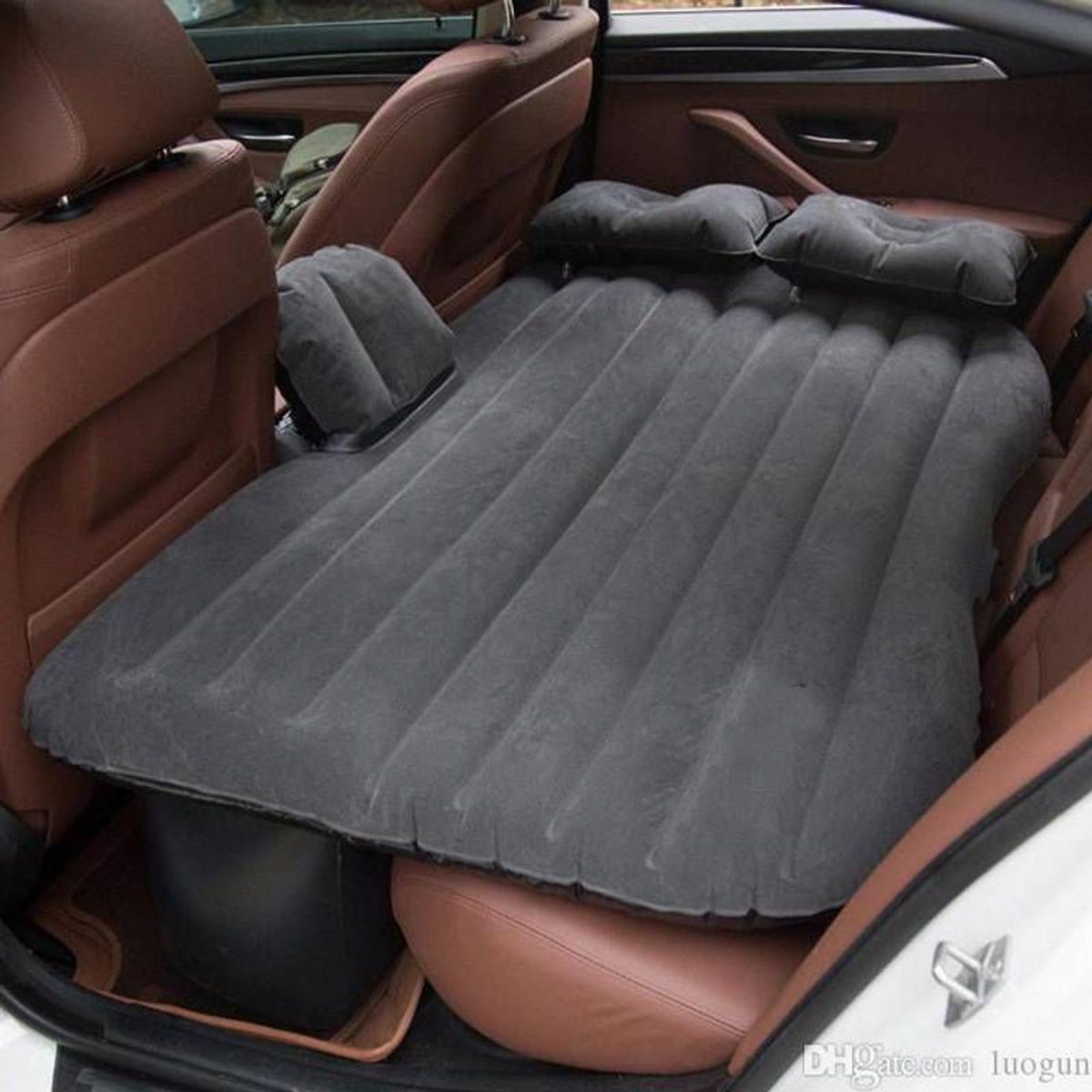 GENERICO - Colchon Inflable para Auto Negro