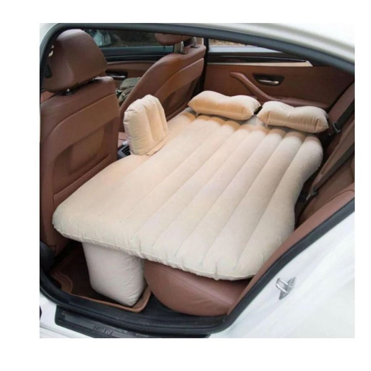 GENERICO - Colchon Inflable para Auto Beige