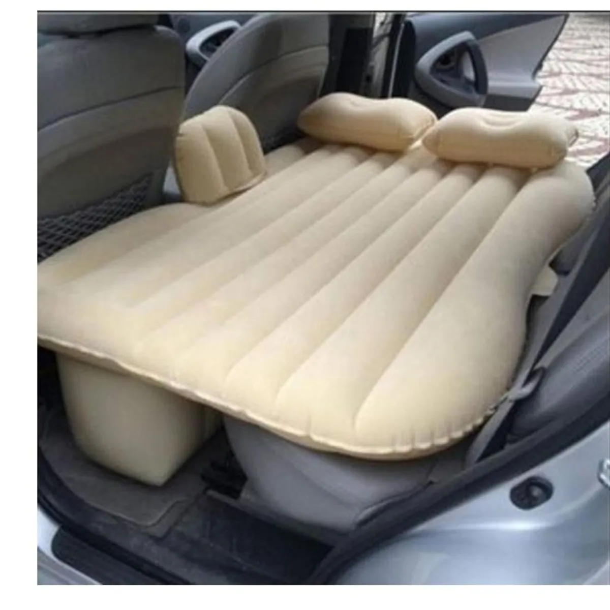 GENERICO - Colchon Inflable para Auto Beige
