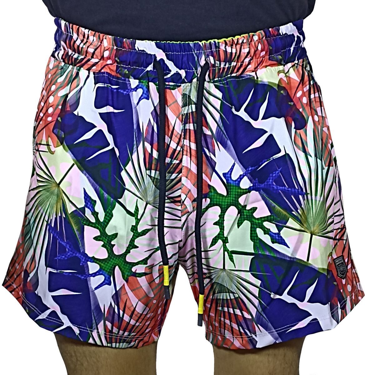 GENERICO - Short De Verano Estampado Para Hombre - Azul