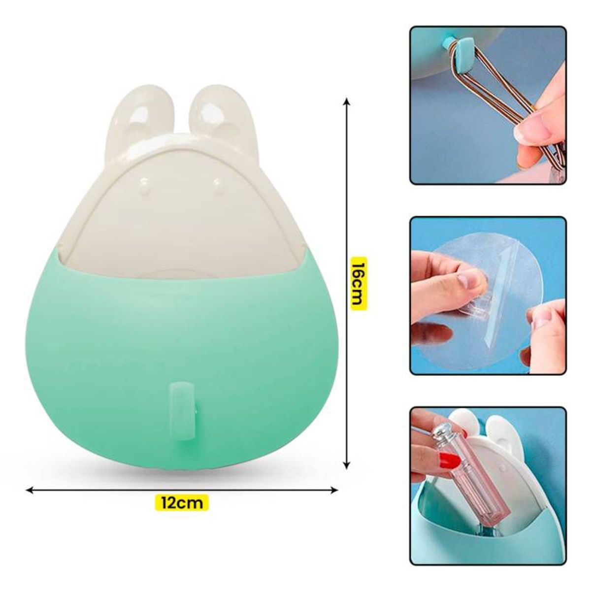 GENERICO - Porta Cepillo de Dientes Autoadhesivo