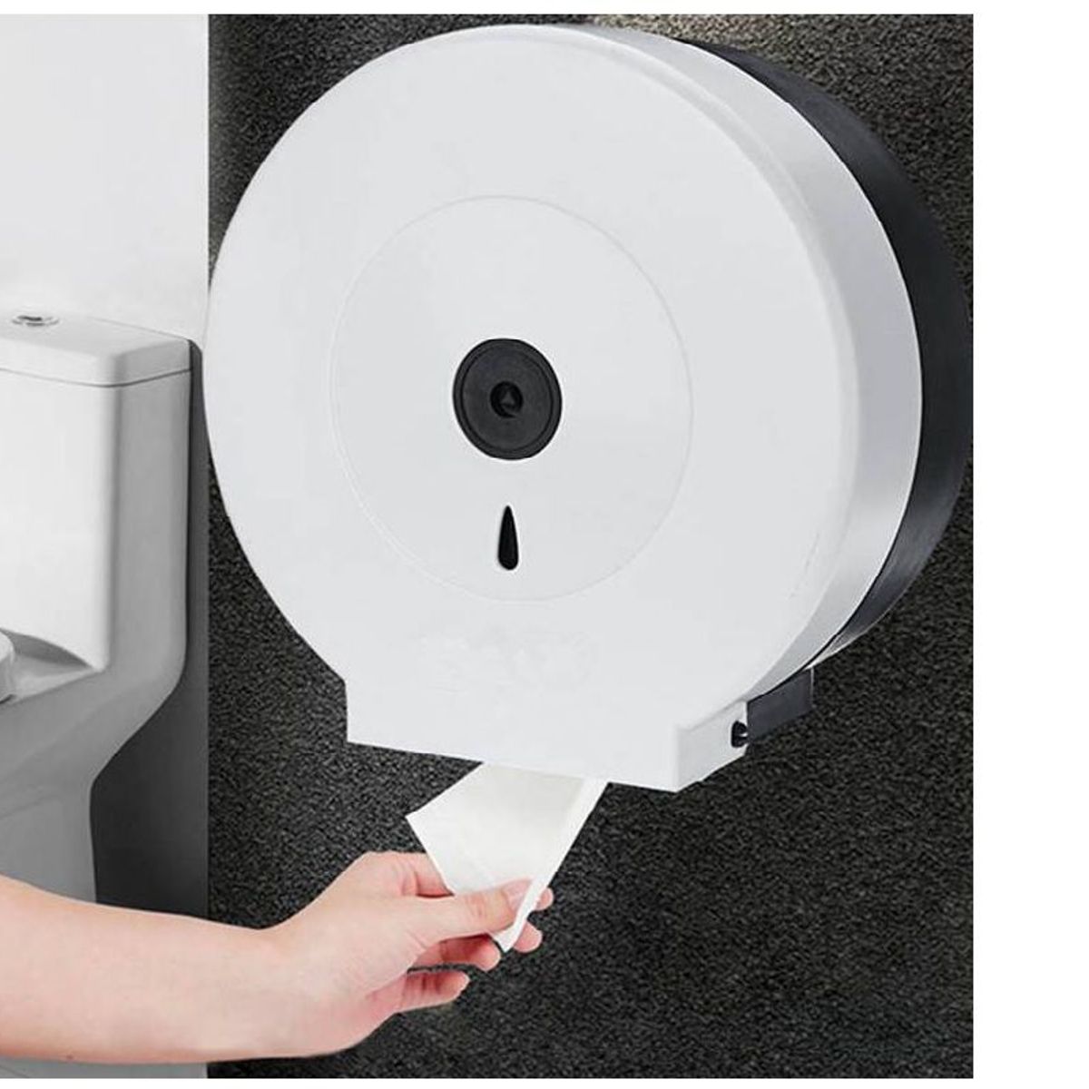 GENERICO - DISPENSADOR ROLLO GRANDE PAPEL HIGIENICO