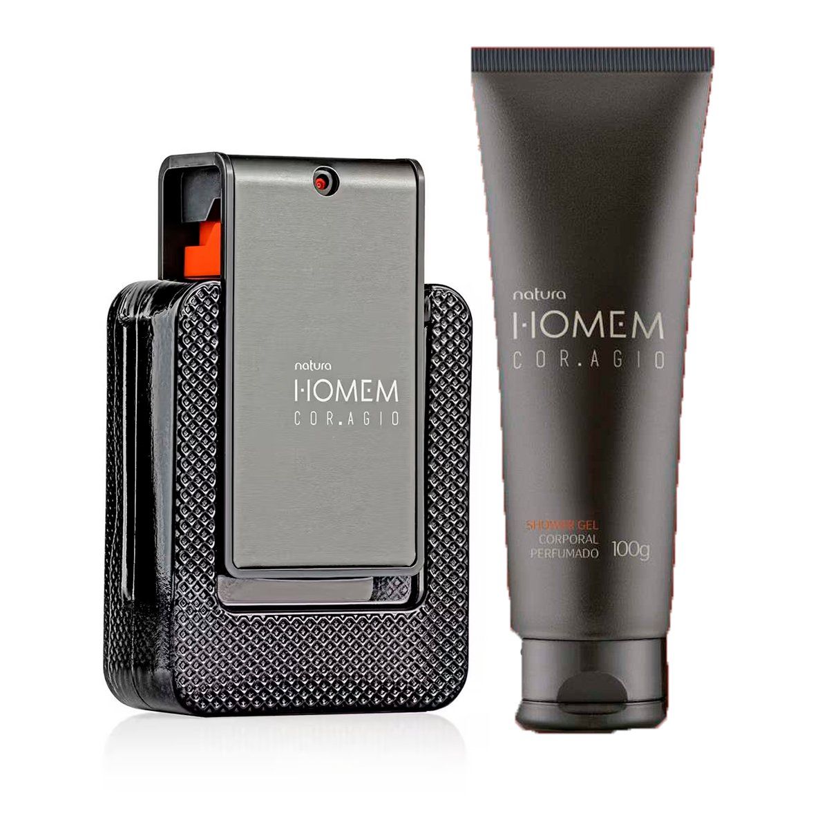 NATURA - Homem CorAgio Perfume de Hombre con jabón en gel corporal