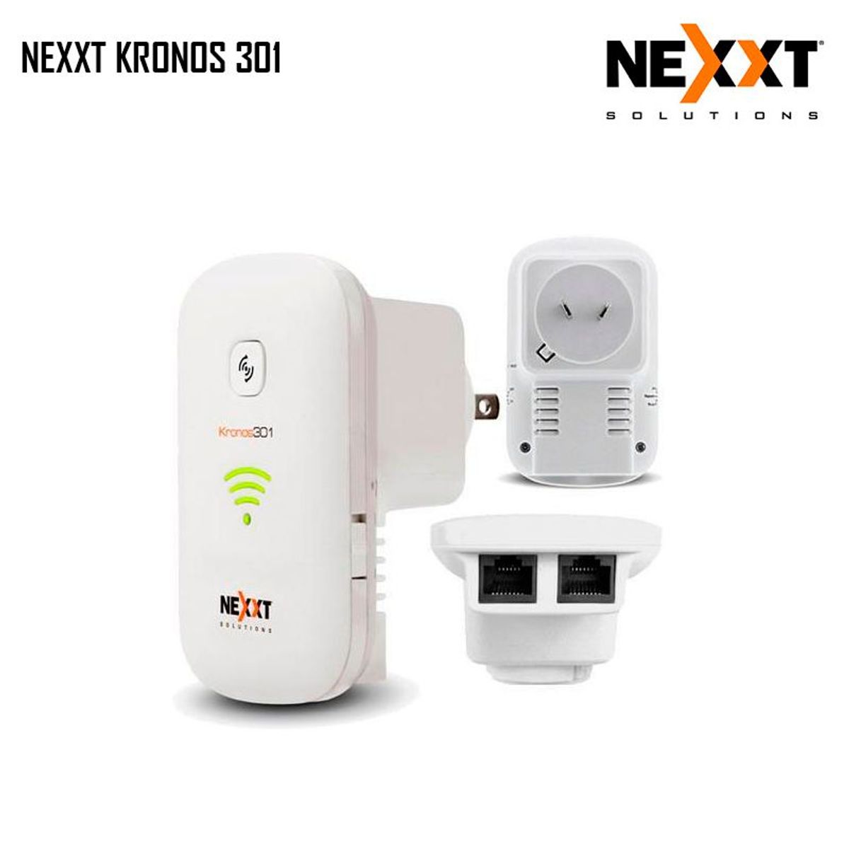NEXXT SOLUTIONS - Extensor de Wifi-Nexxt Kronos 301 AEIEL304U2 / Wireless-N 300Mbps