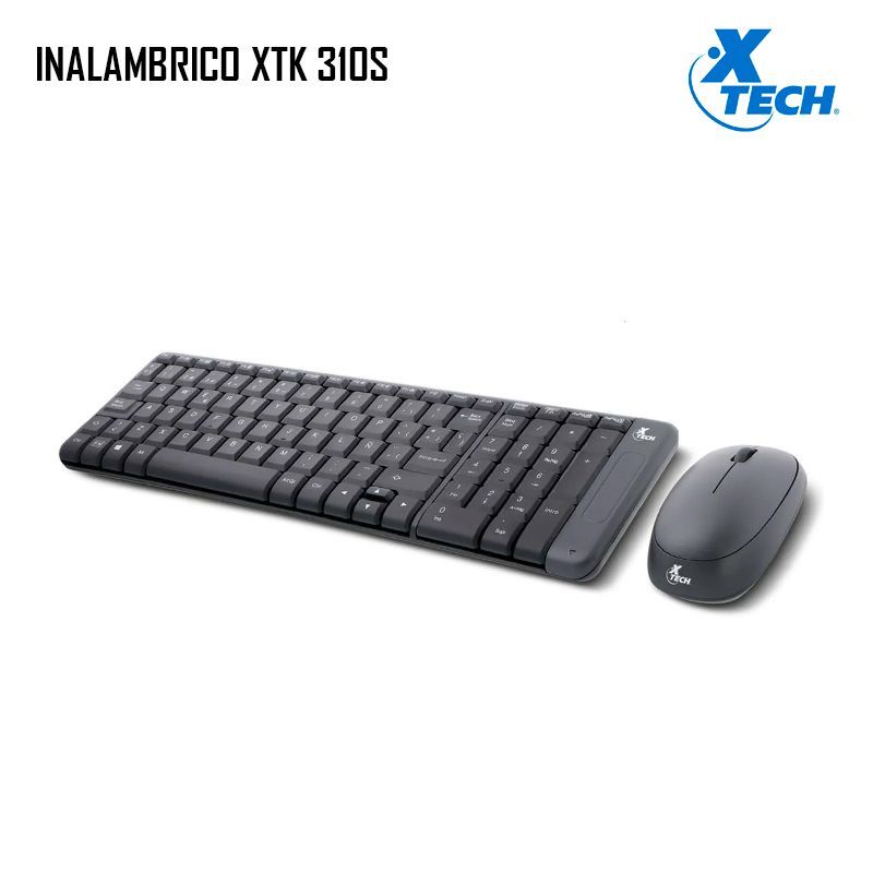 XTECH - Combo 2 en 1 Teclado y mouse inalambrico Xtech XTK–310s