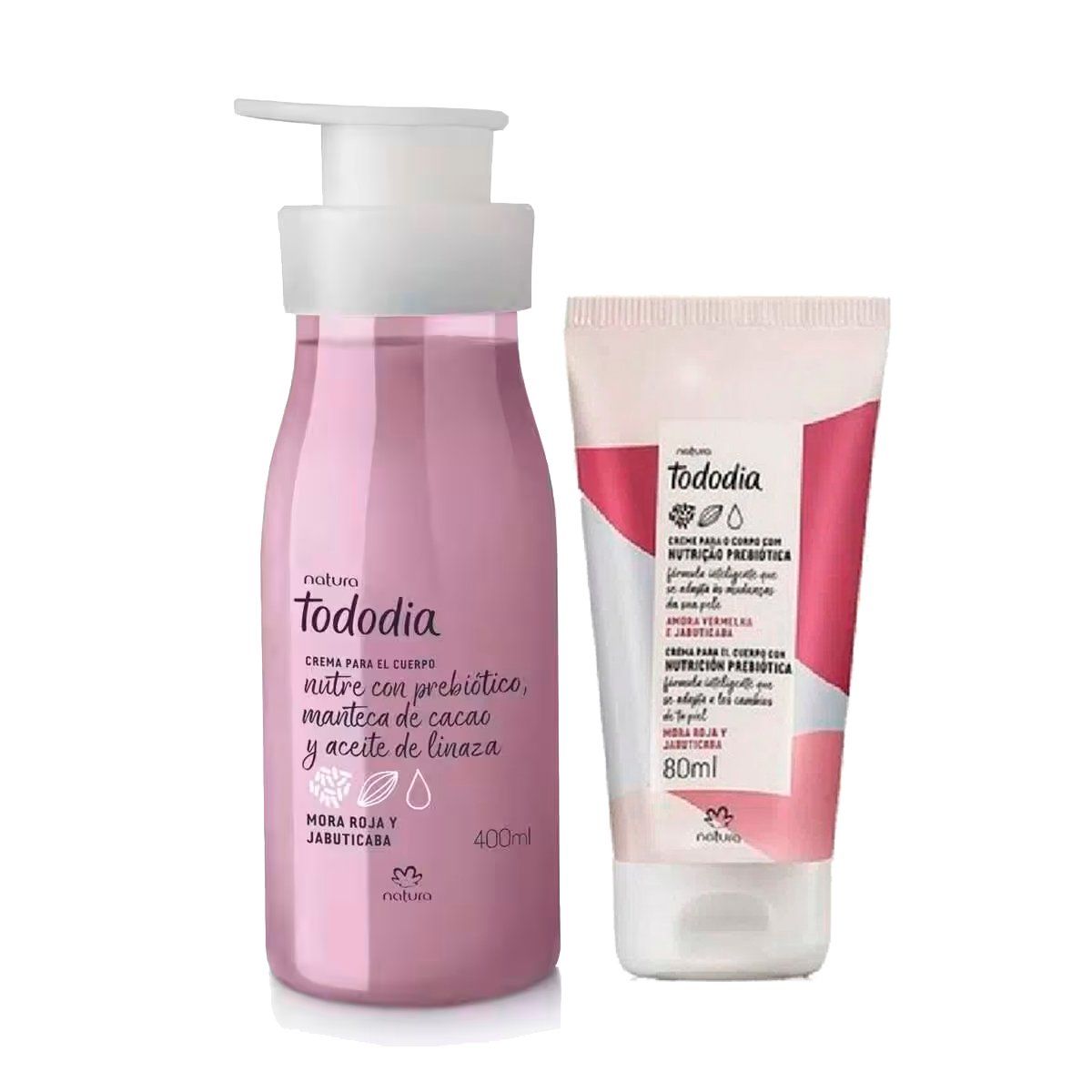 NATURA - Tododia Mora Roja y Jabuticaba Hidratante 400ml con 80ml
