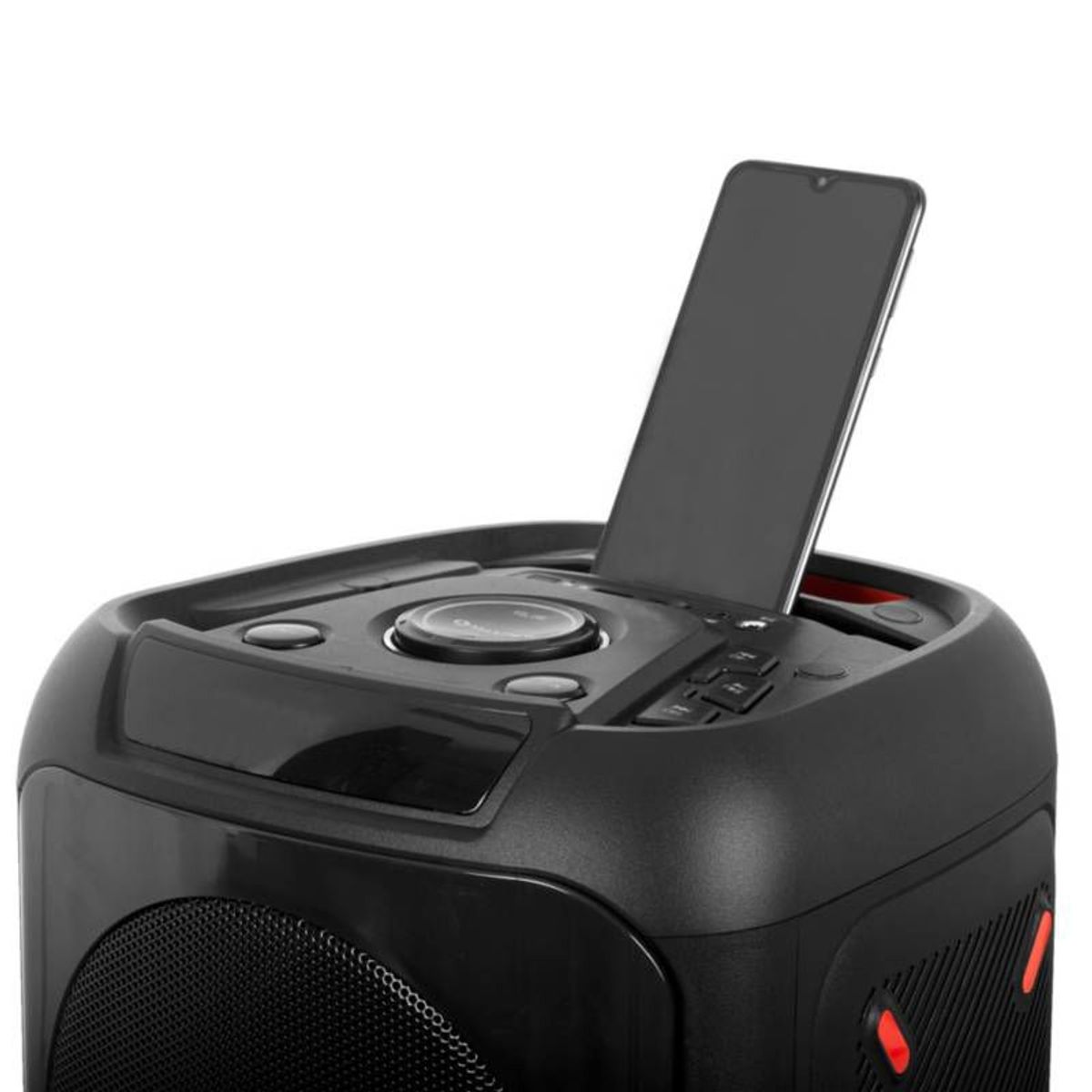 MAXTRON - Torre De Sonido MAXTRON FASSANO MX802B Con Micrófono Inalámbrico