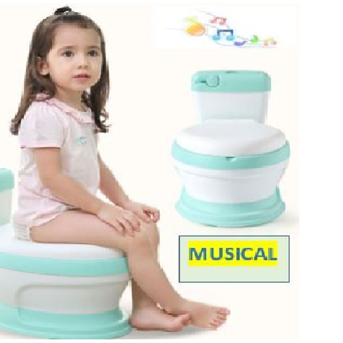 GENERICO - Inodoro Bacin de Entrenamiento Musical para Niños