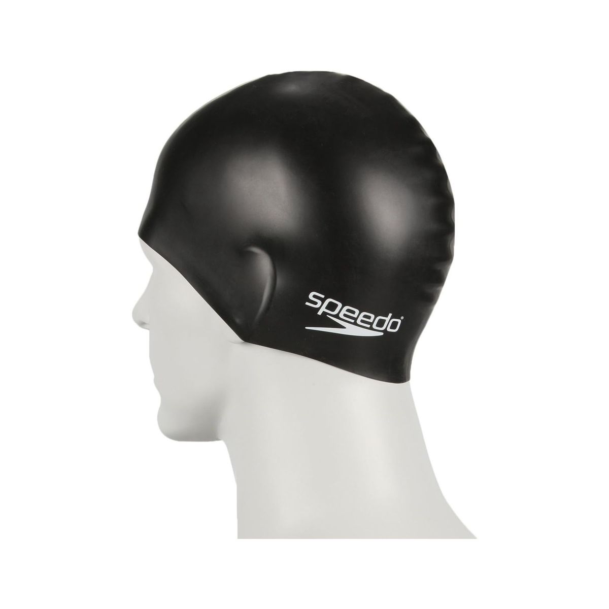 SPEEDO - Gorro para Natación Speedo Plain Moulded Negro