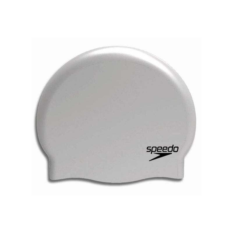 SPEEDO - Gorro Natacion Speedo Plain Moulded Plata