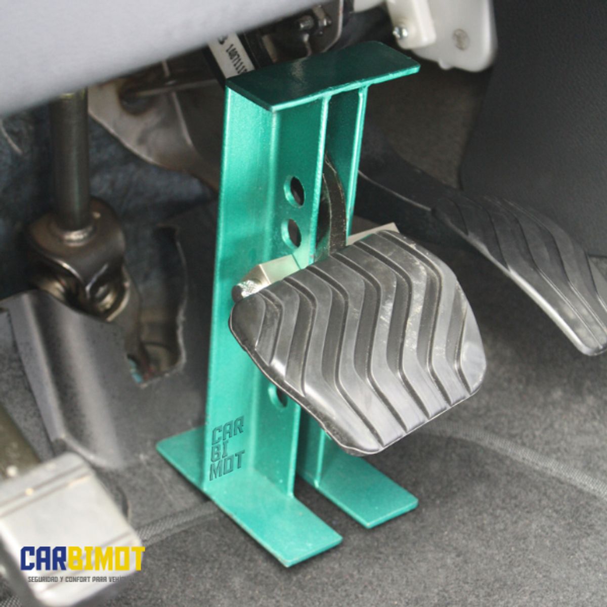 GENERICO - SEGURO BLOQUEO TRABA PEDAL VOLANTE TIMON PARA AUTO VEHICULO2