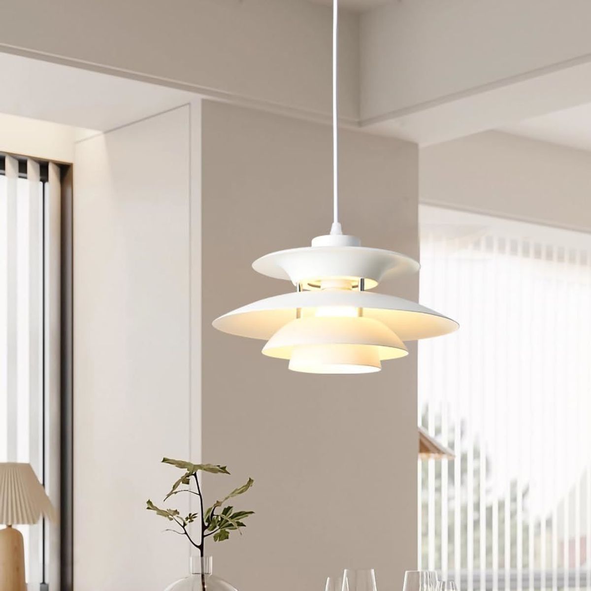 GENERICO - Lámpara colgante platillo Volador creativa y personalizada