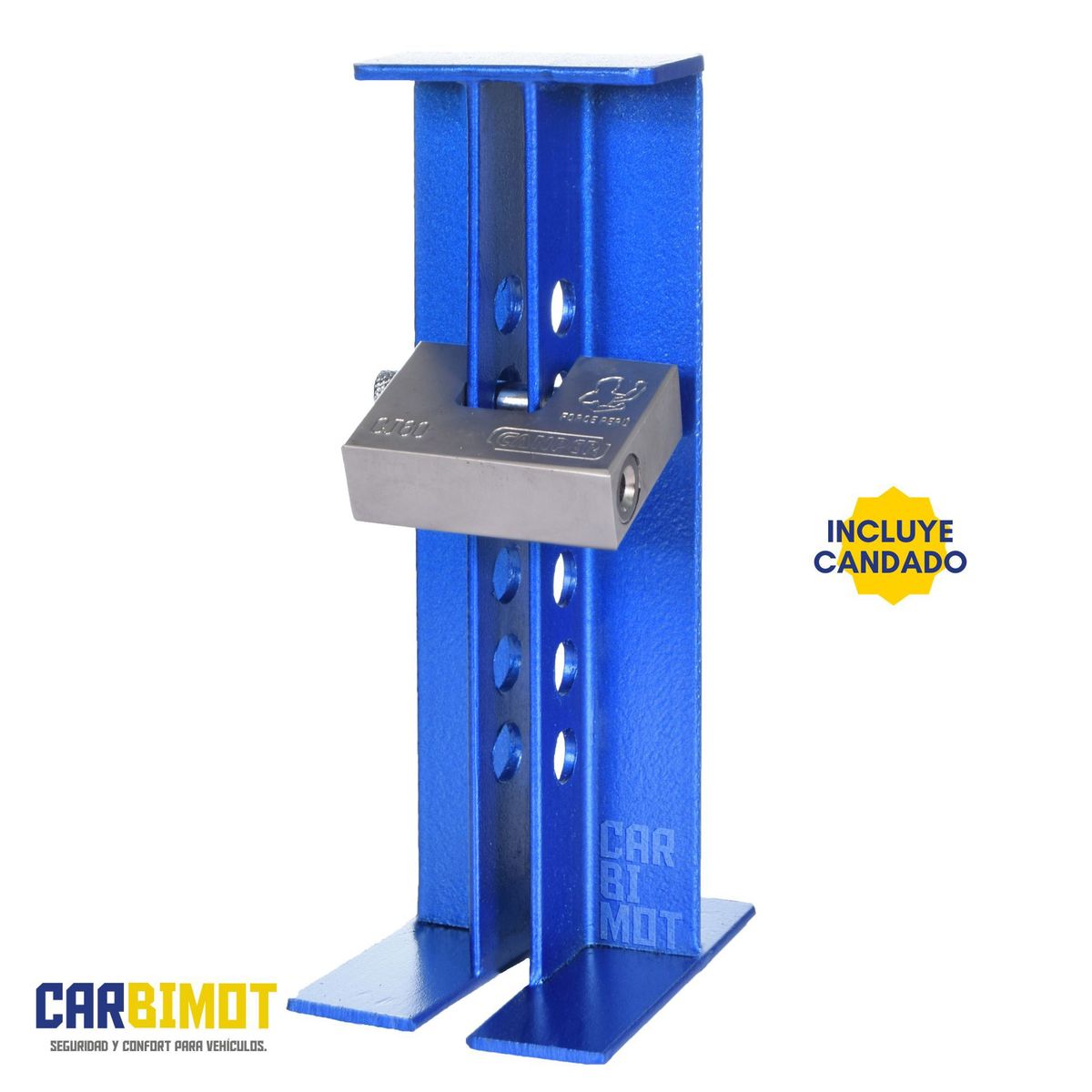 GENERICO - SEGURO BLOQUEO TRABA PEDAL VOLANTE TIMON PARA AUTO VEHICULO2