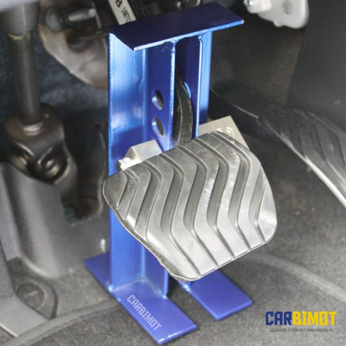 GENERICO - SEGURO BLOQUEO TRABA PEDAL VOLANTE TIMON PARA AUTO VEHICULO2