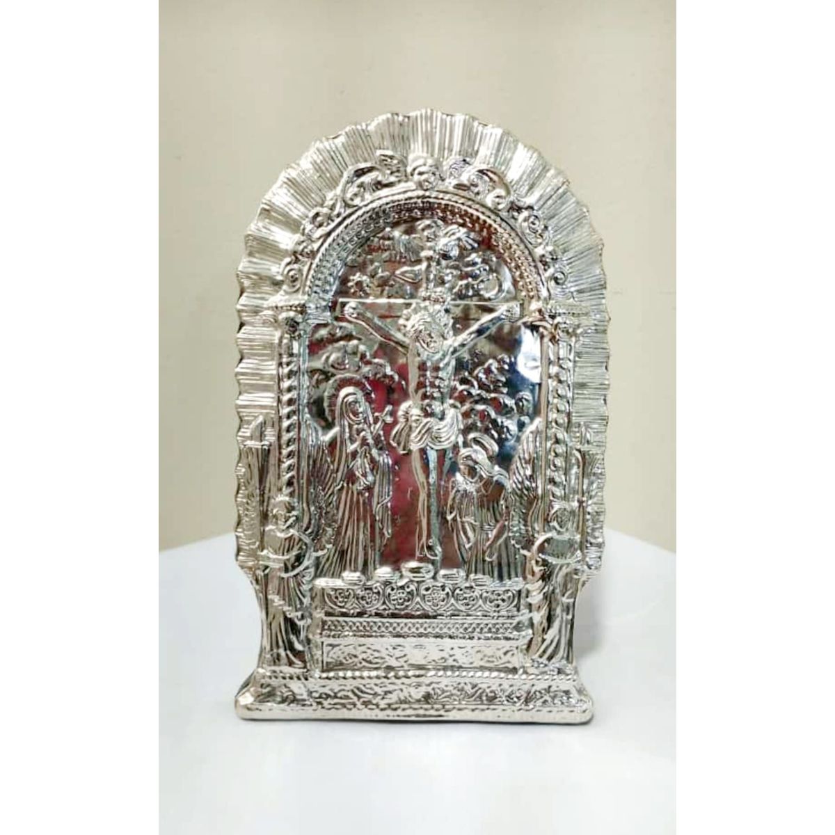 PERU - Decorativo Adorno Marco Señor de los milgaros PLat. ley 950 de 20 cm