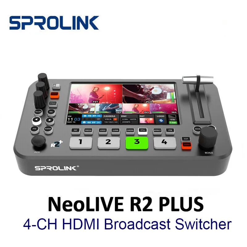 GENERICO - Sprolink Neolive R2 Plus Mezclador de Video para Streaming