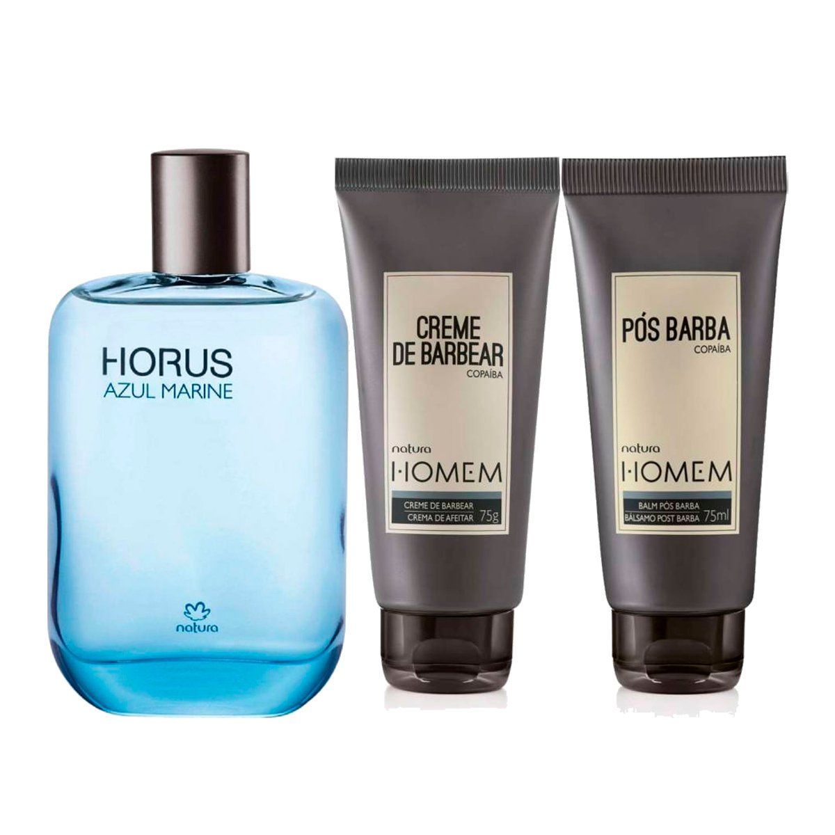 NATURA - Horus Azul Marine EDT de Hombre con Crema Para y Ddespues de Afeitar