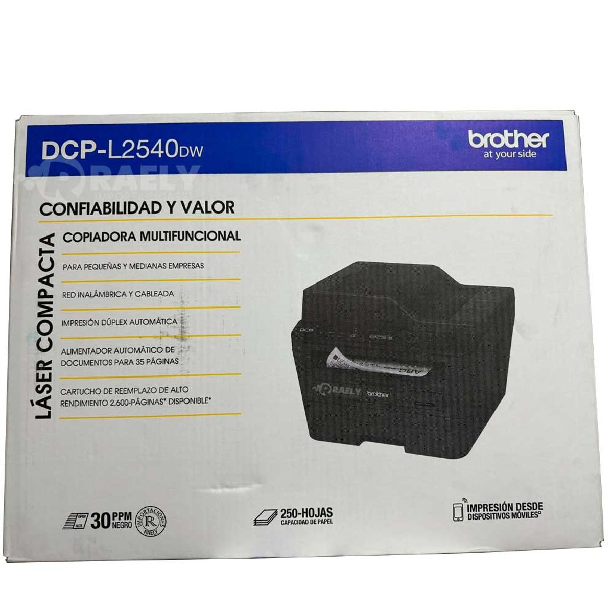 BROTHER - Impresora Multifuncional Brother DCP-L2540DW Monocromatico