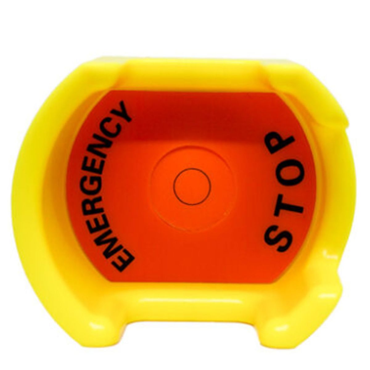LOTO MASTER - GUARDA DE PROTECCIÓN PARA BOTÓN DE PARADA DE EMERGENCIA COLOR AMARILLO