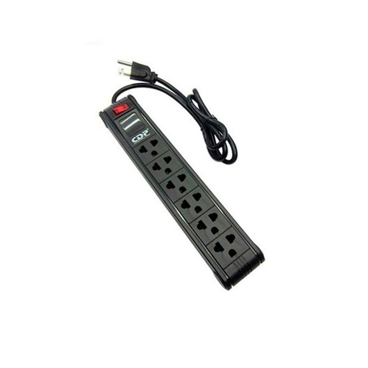 CDP - SUPRESOR DE PICOS CDP R-SS6I 6 TOMAS BLACK 220V