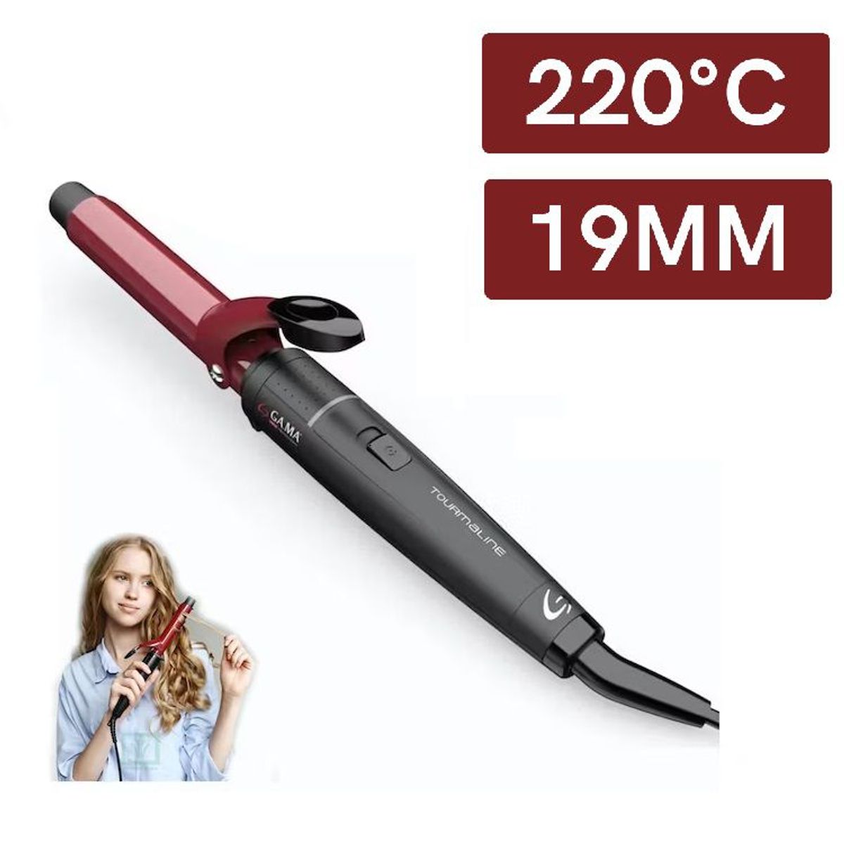 GAMA - Rizadora de Cerámica con Turmalina Gama BECCG0000000221