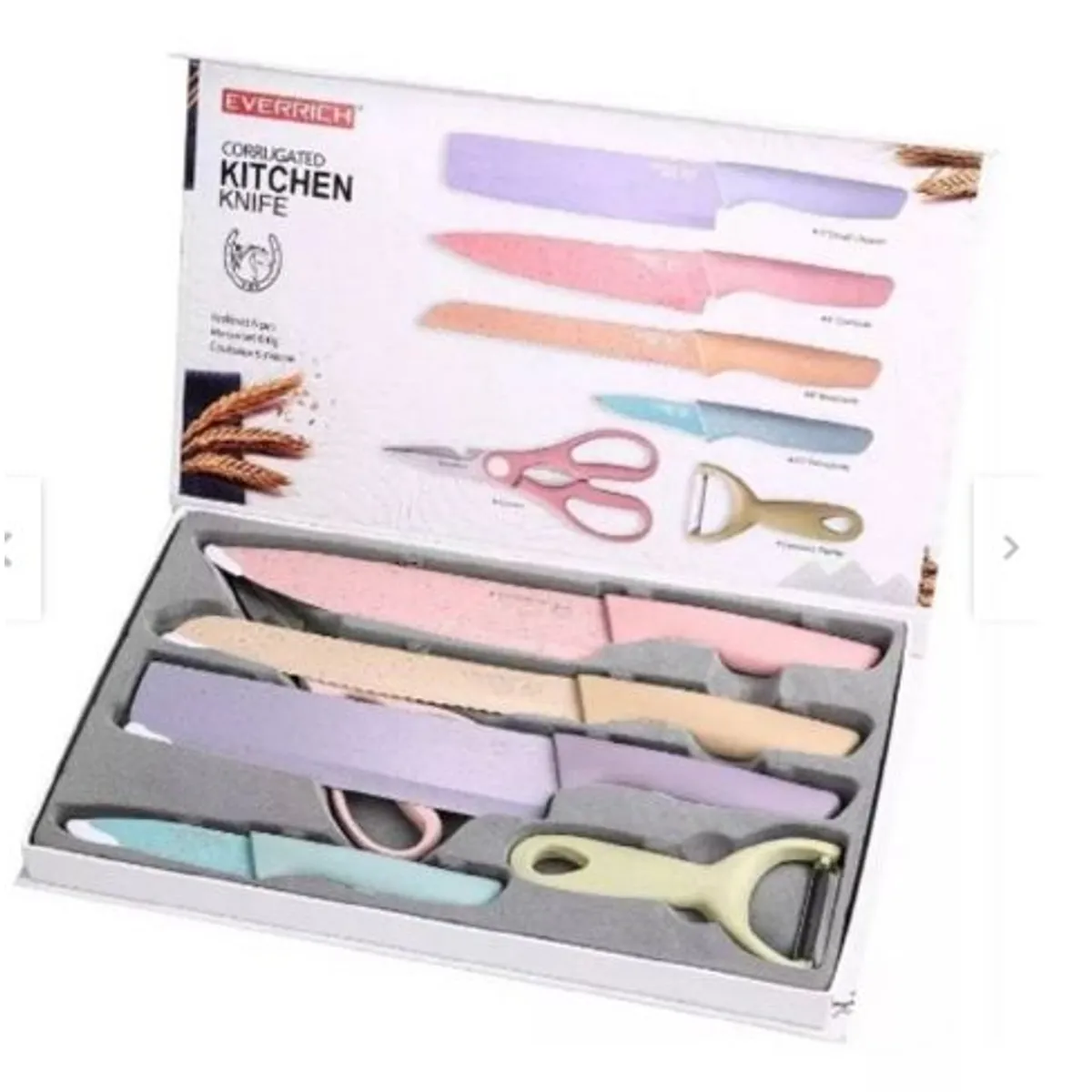 GENERICO - Set de Cuchillos multifuncion  para Cocina