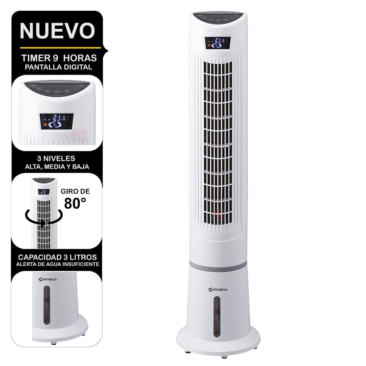 IMACO - Enfriador de Aire Digital IYS5535 58W