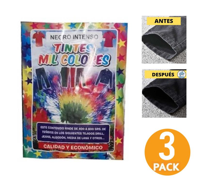 Tinte Para Teñir Ropa tela De Color Negro intenso | Sodimac Perú